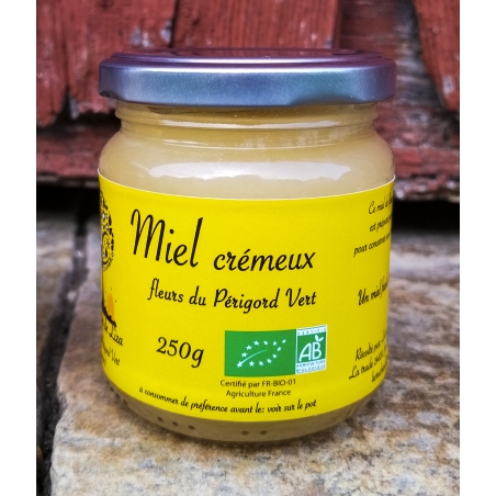 Miel bio crémeux 250g