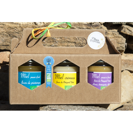 Coffret trio miel